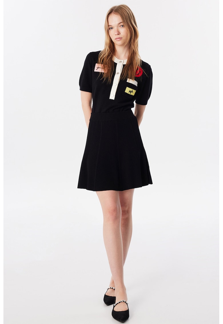 Fusta evazata cu talie inalta