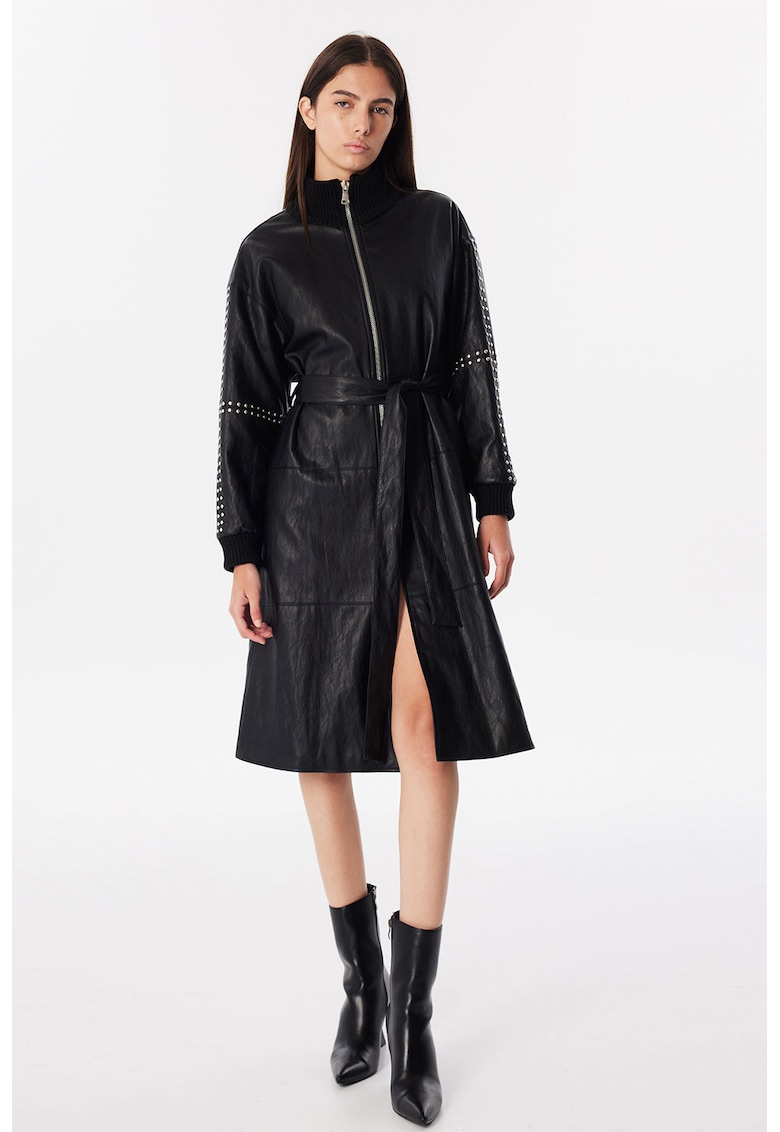 Palton din piele ecologica