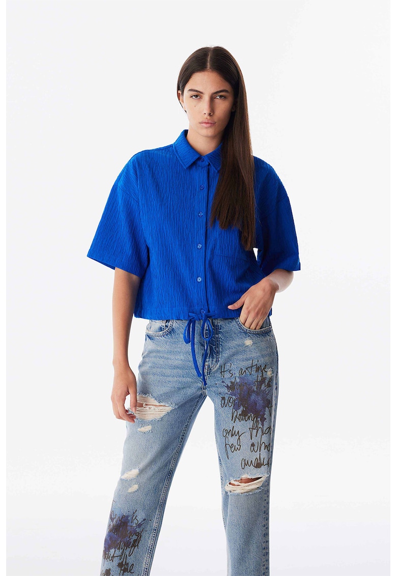 Camasa lejera cu buzunar pe piept