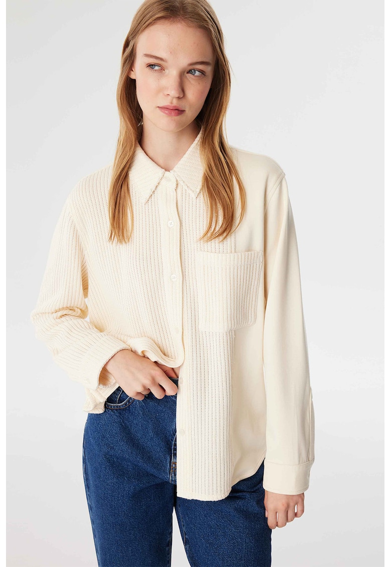 Camasa lejera cu model uni