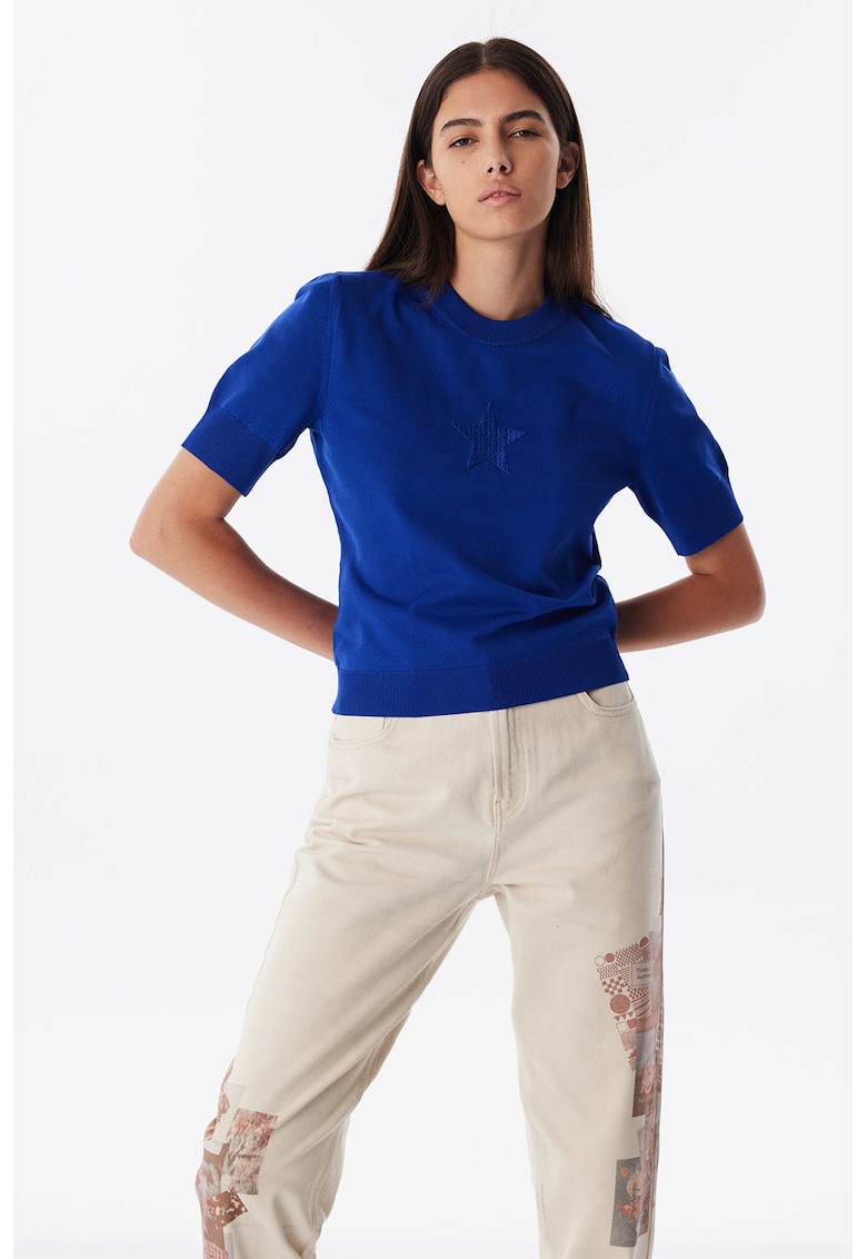 Pulover cu maneci scurte