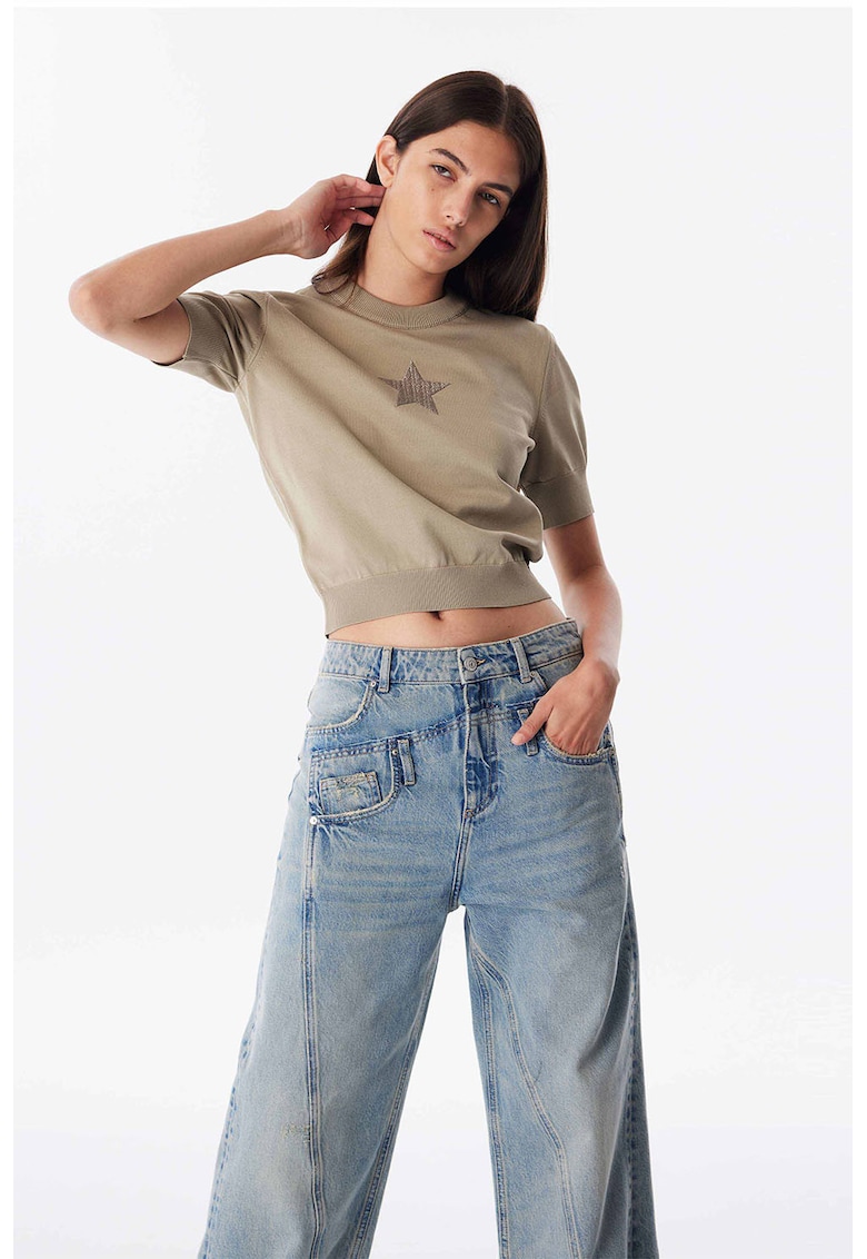 Pulover cu maneci scurte