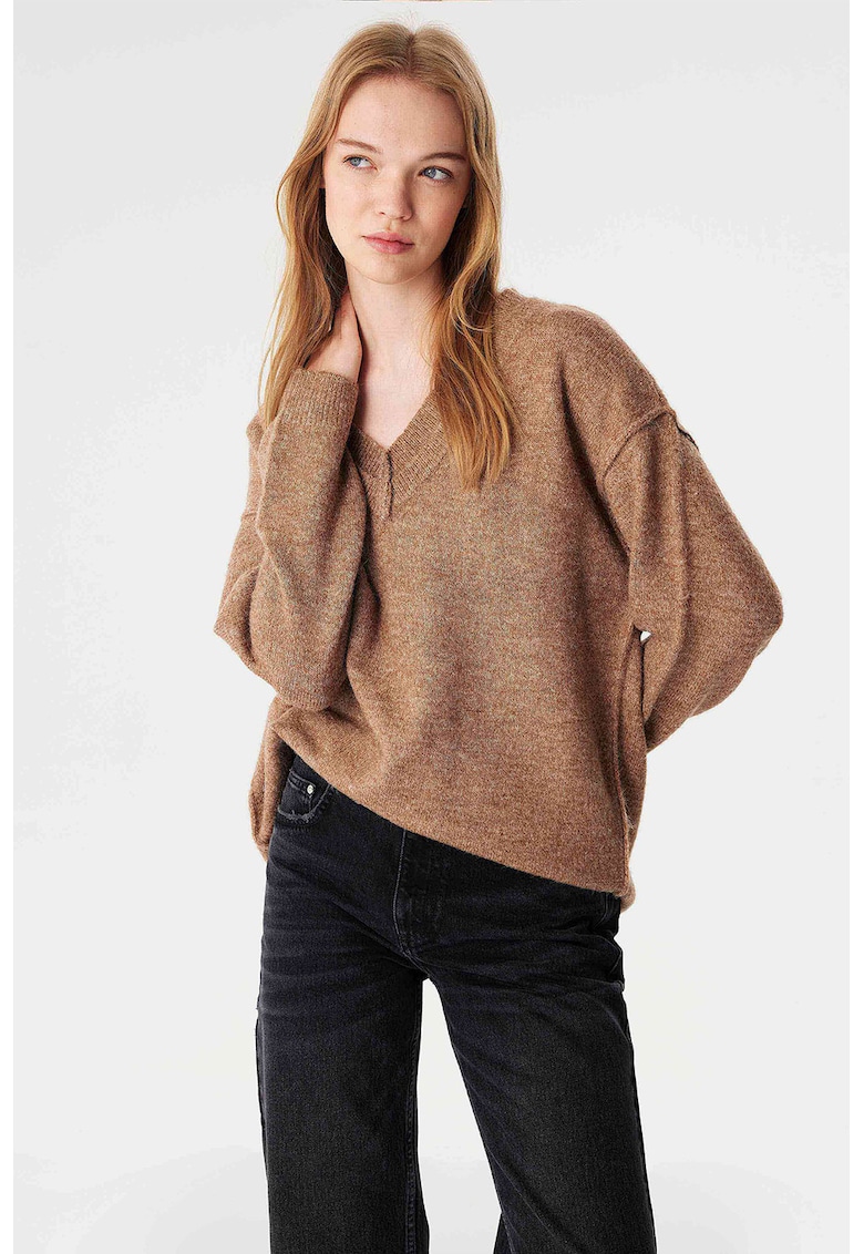 Pulover lejer din amestec de lana