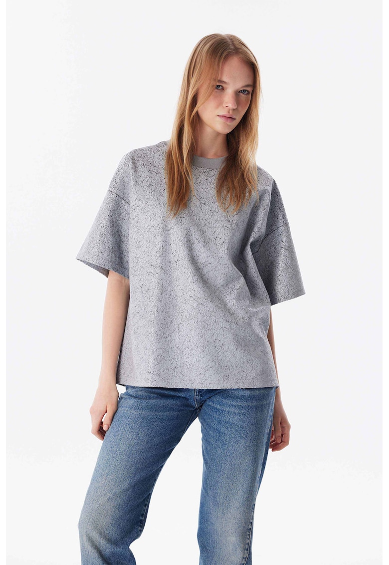 Tricou lejer cu maneci cazute