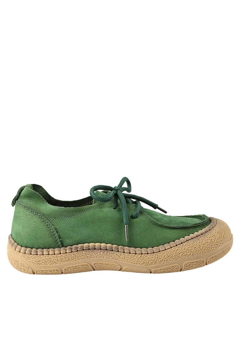 Pantofi casual - dama -  KM 5169 verde - piele naturala