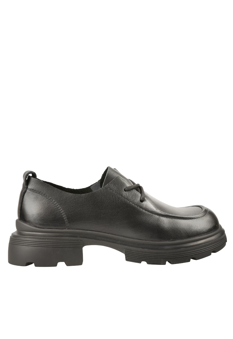 Pantofi casual - dama - KM 6716 negru - piele naturala