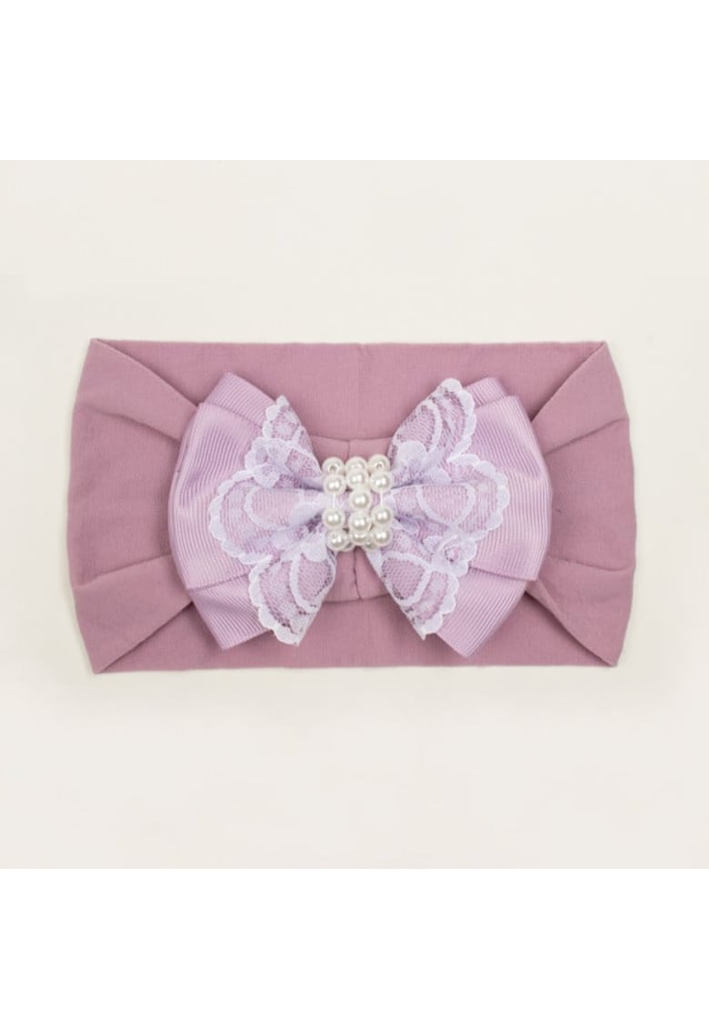 Bentita lata Model AL 18177 cu perlute - Textil - Fete - 0-12