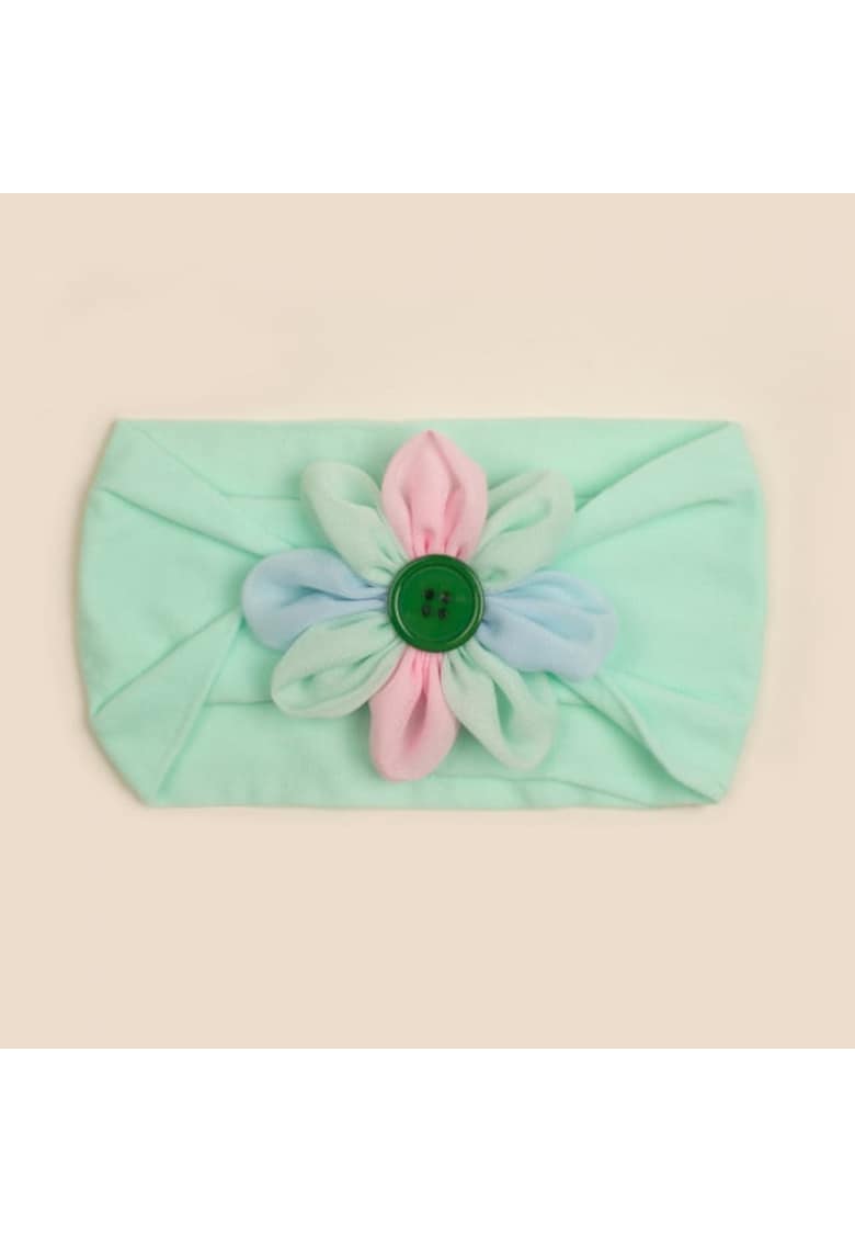 Bentita lata Model AL 18092 cu petale colorate - Textil - Fete - 0-12 luni - Vernil