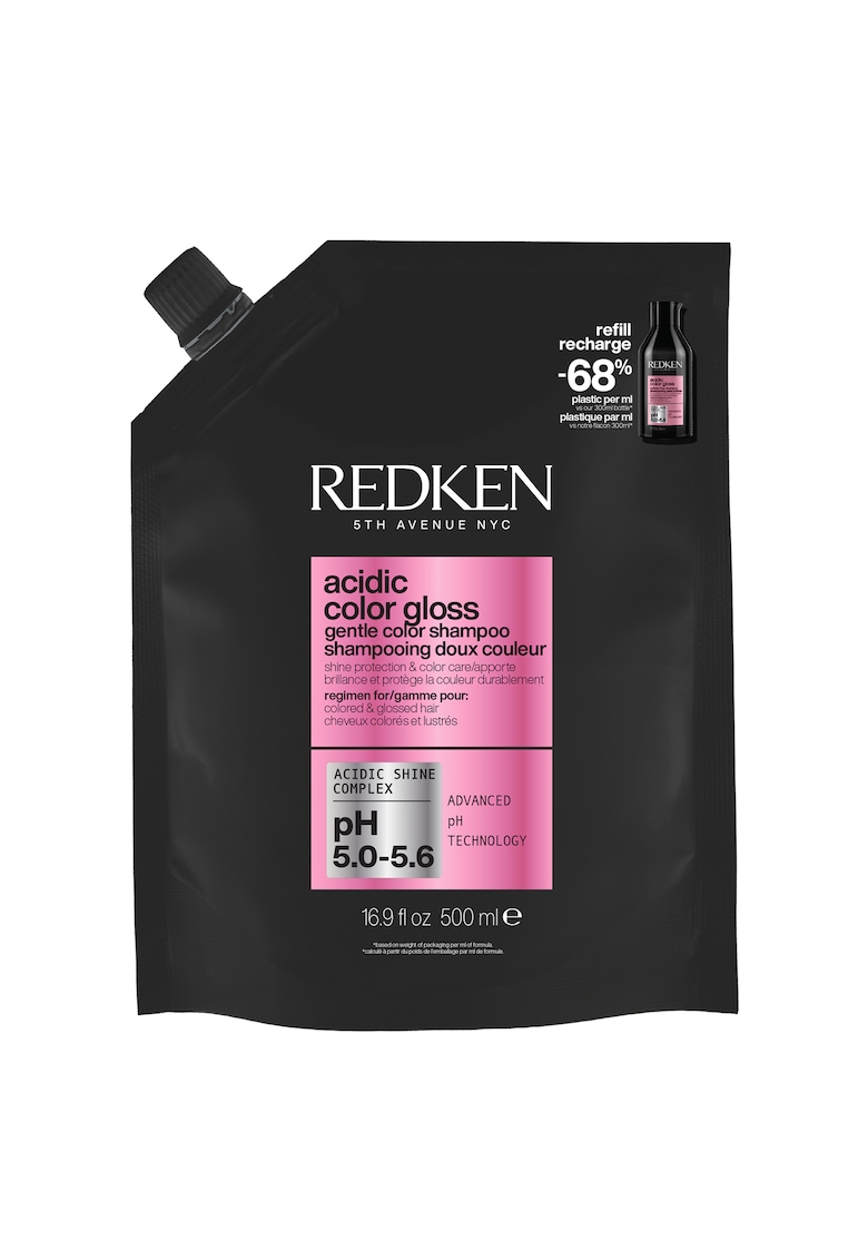 Sampon profesional  Acidic Color Gloss pentru par vopsit cu vitamina E si arginina protejeaza culoarea si ofera stralucire - FARA SULFATI