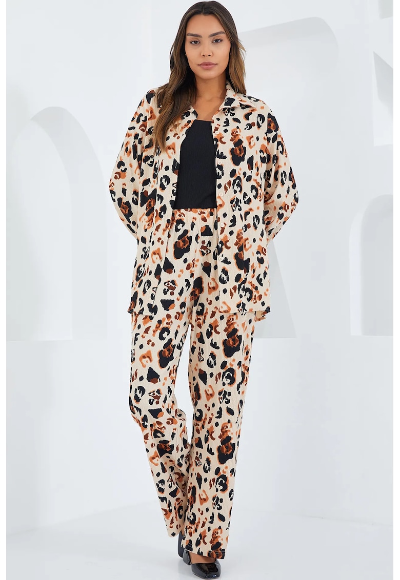 Compleu dama HiCCUP - maneca lunga - poliester/elastan - multicolor