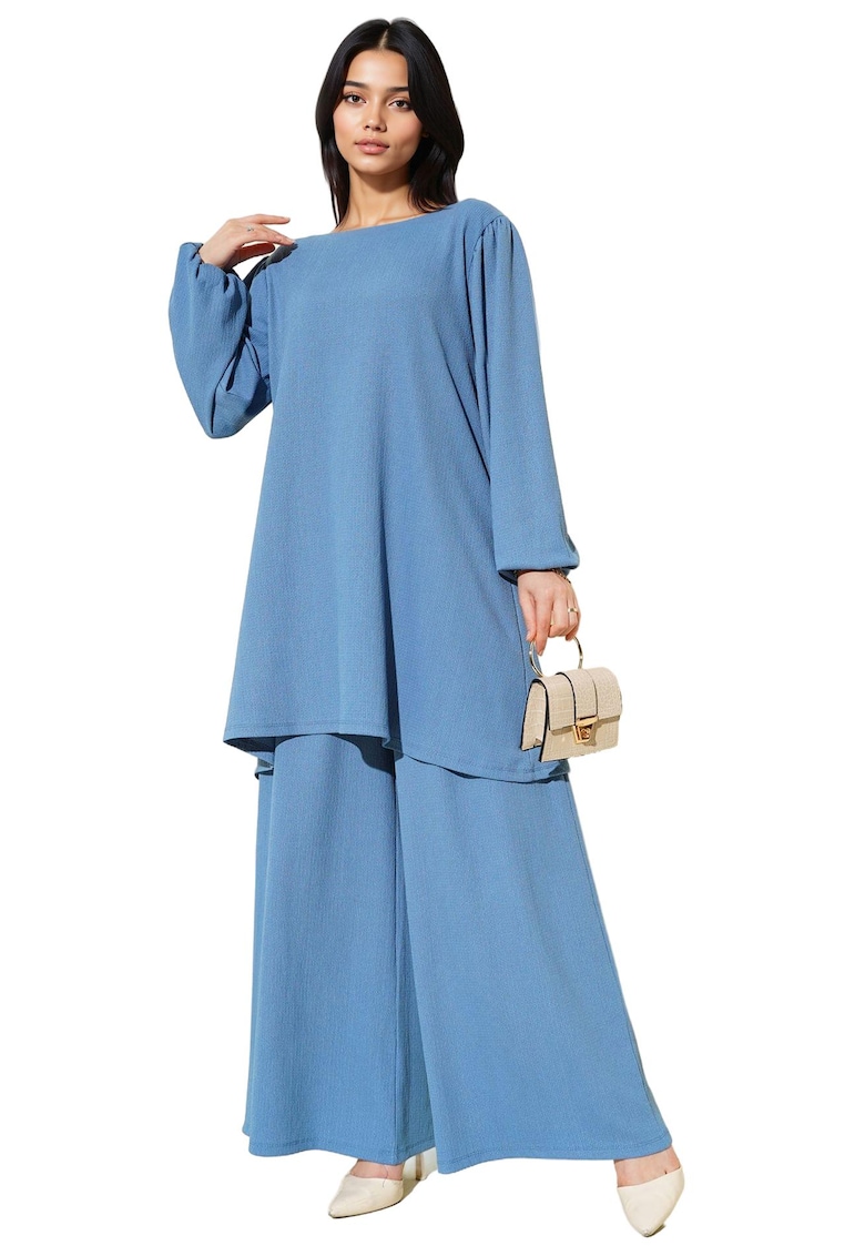 Set doua piese - HiCCUP - Bluza/Pantaloni - Jerseu - Albastru indigo
