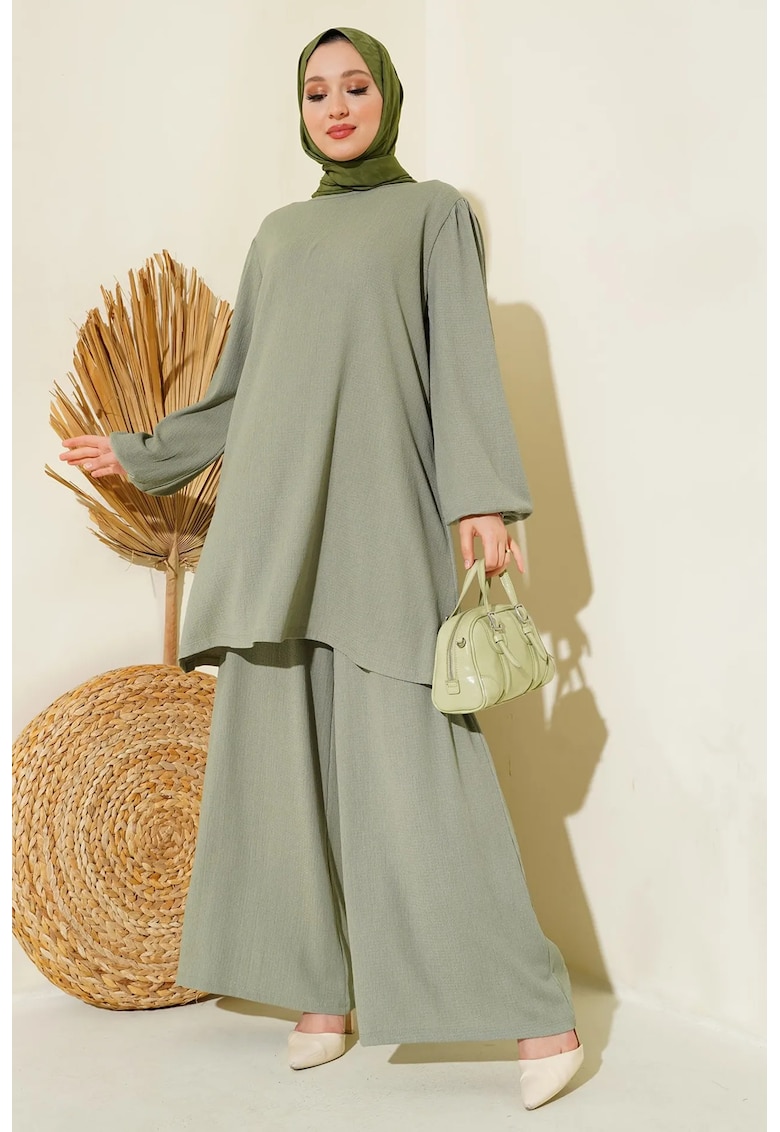 Compleu dama BDART - poliester-lycra - verde salvie