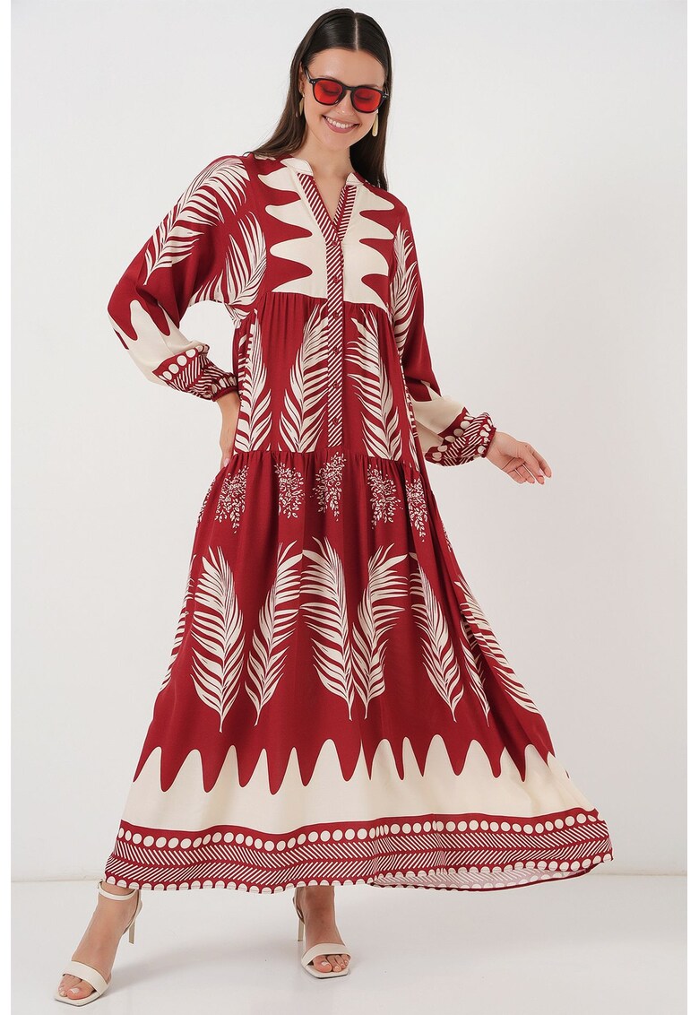 Rochie maxi HiCCUP cu decolteu în V