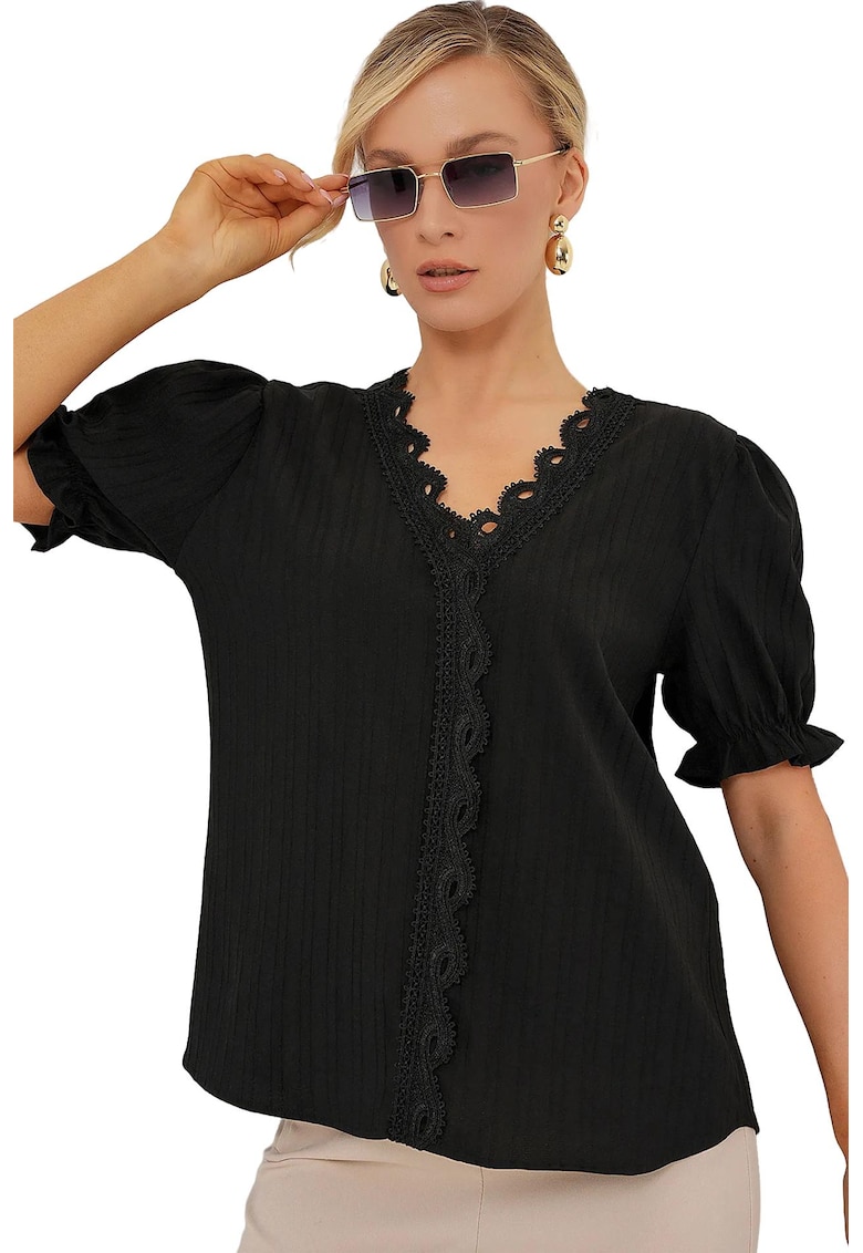Tricou pentru dama - Textil - Negru