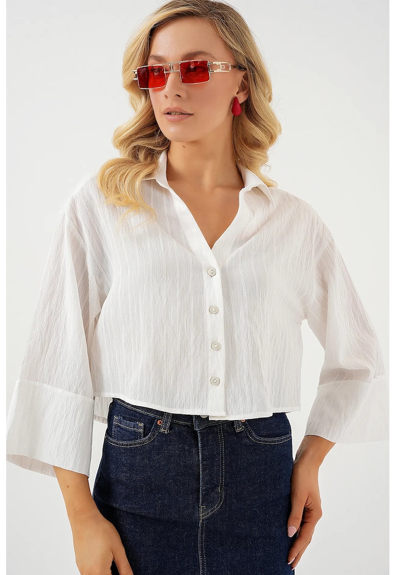 Camasa dama - Alb - Textil