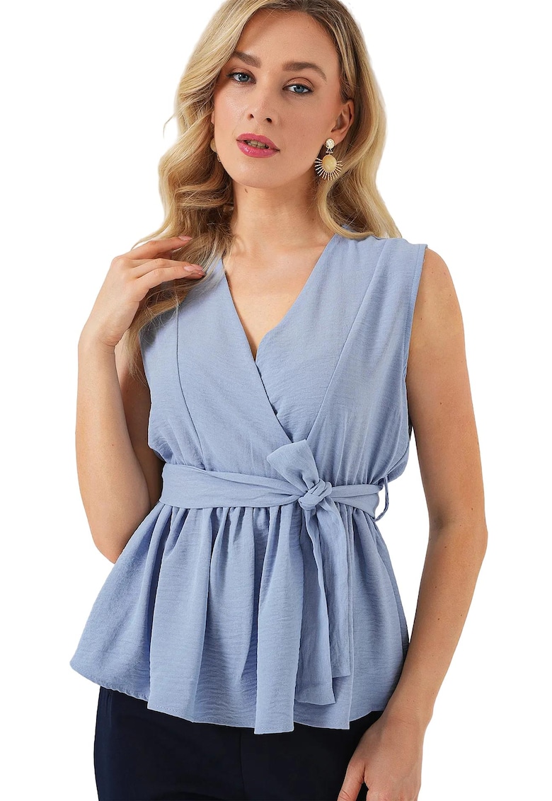 Bluza dama - HiCCUP - Poliester/Elastan - Albastru