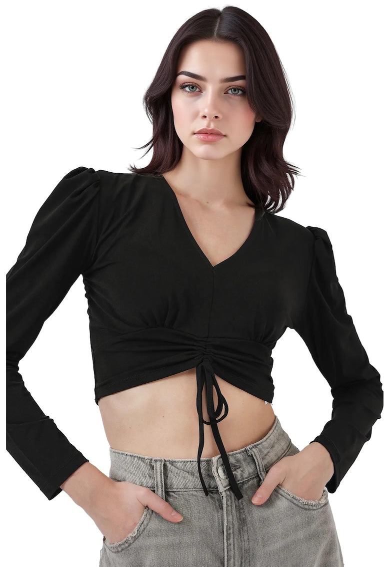 Bluza dama - HiCCUP - Negru - Elastan/Poliester