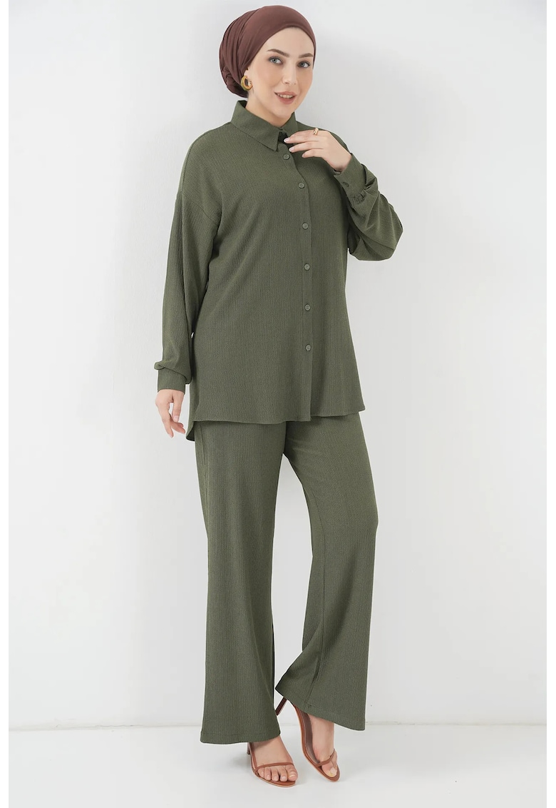 Compleu dama - HiCCUP - 2 piese - poliester/elastan - verde