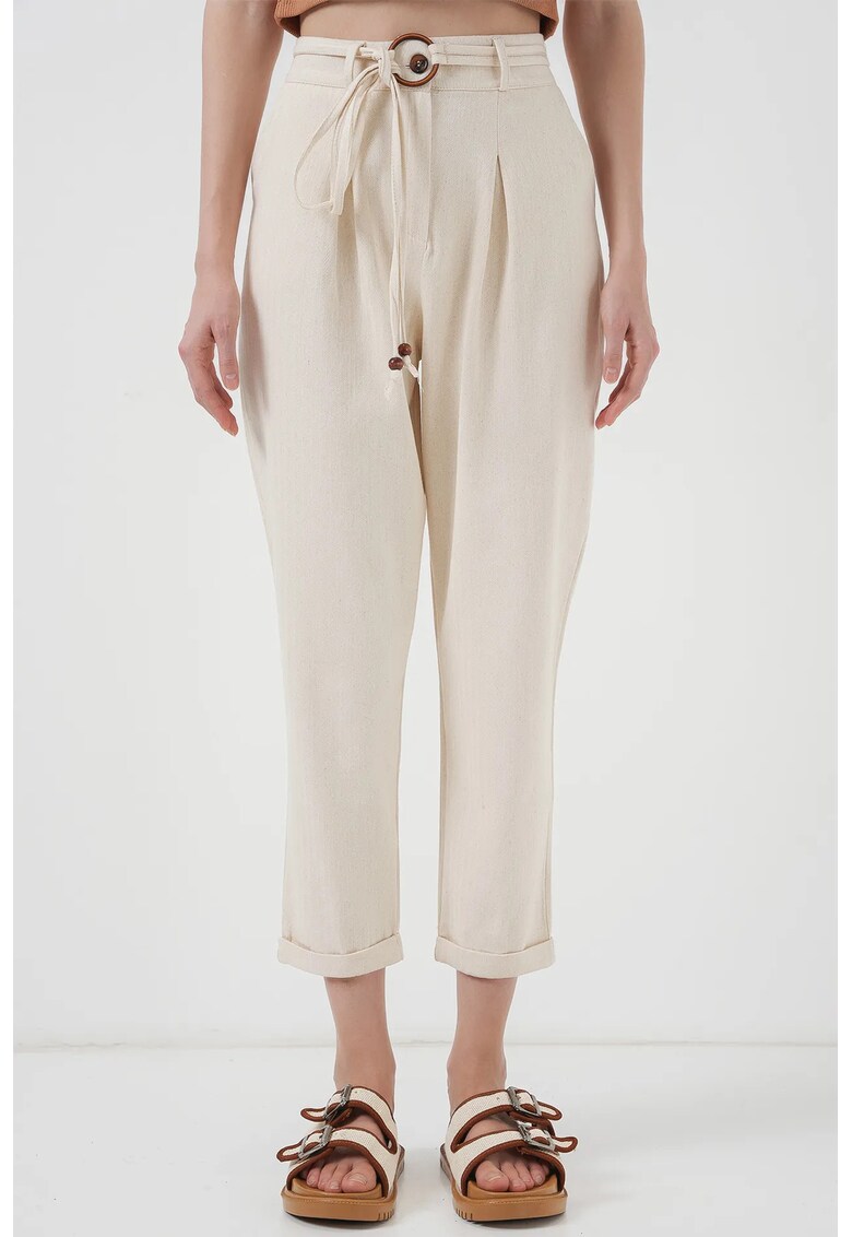 Pantaloni dama - HiCCUP - croiala lejera - Bumbac