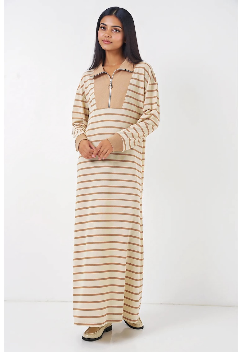 Rochie maxi  cu dungi