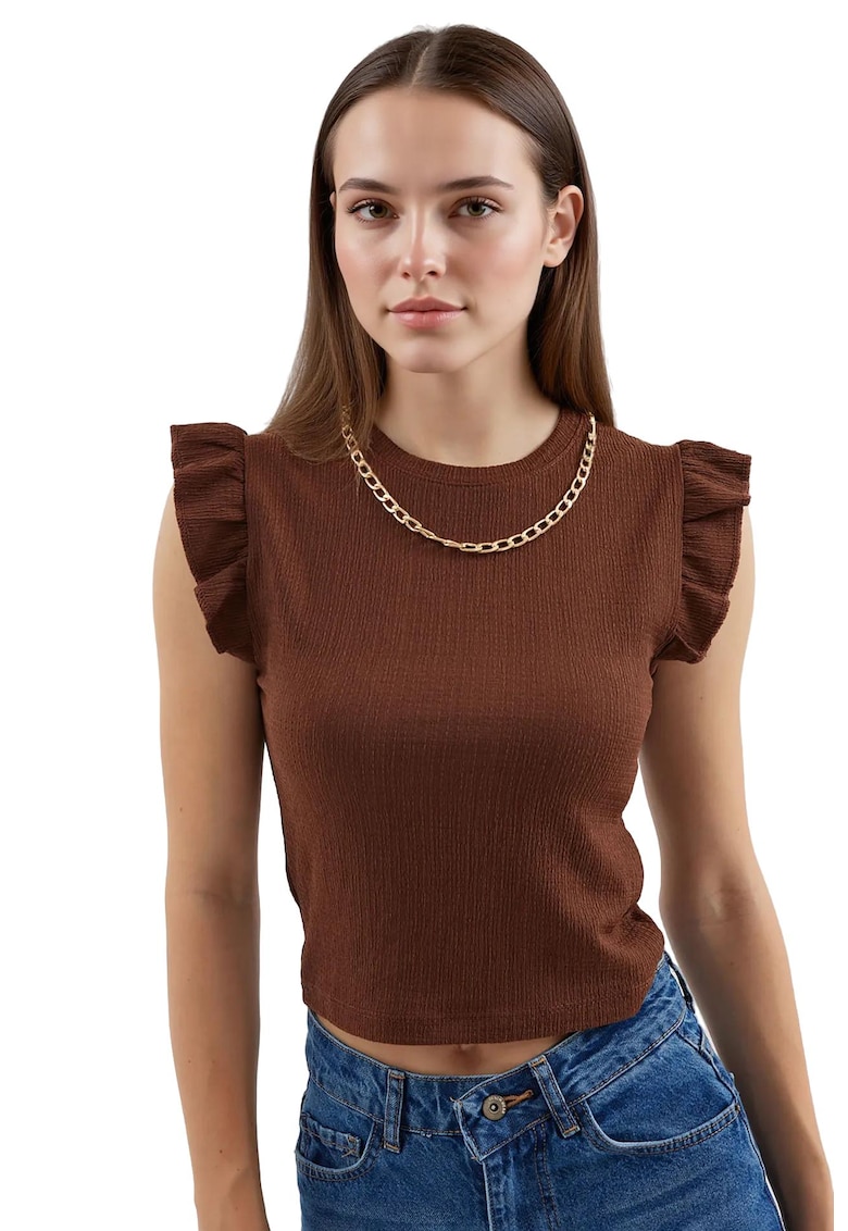 Tricou dama - HiCCUP - Poliester/Lycra -Maro - Maro