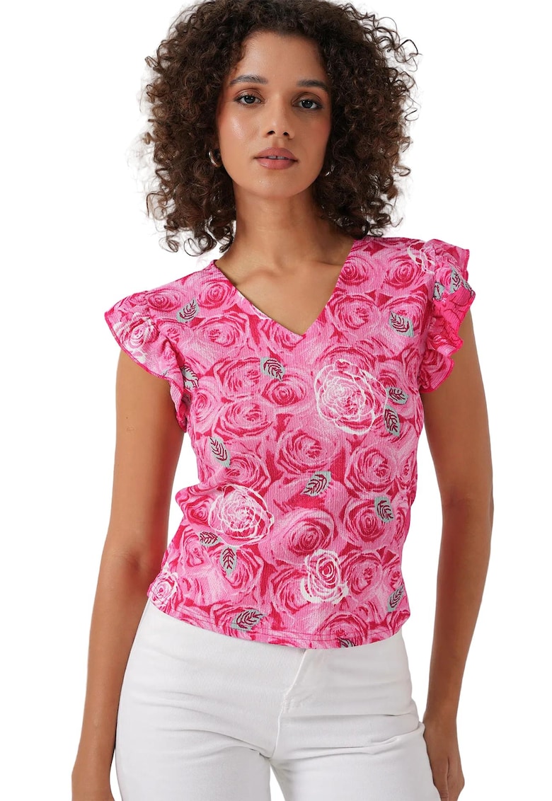 Tricou dama - Poliester/Lycra - Roz