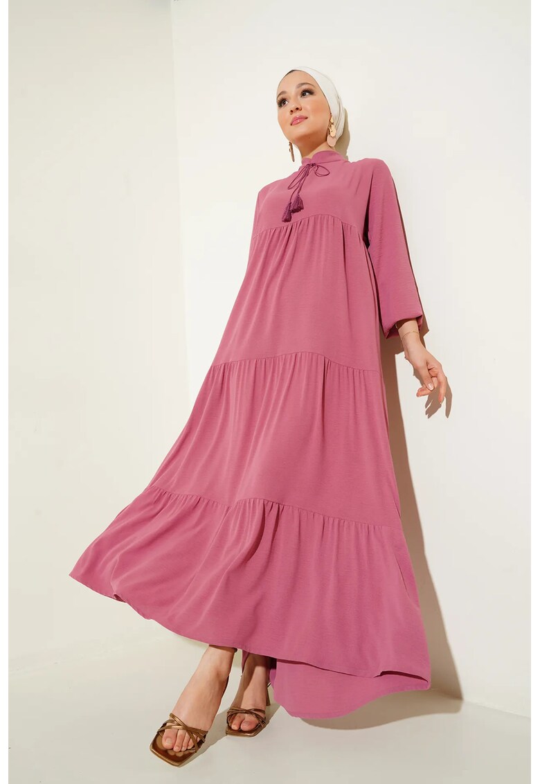 Rochie Maxi - Viscoza - Roz Pudra