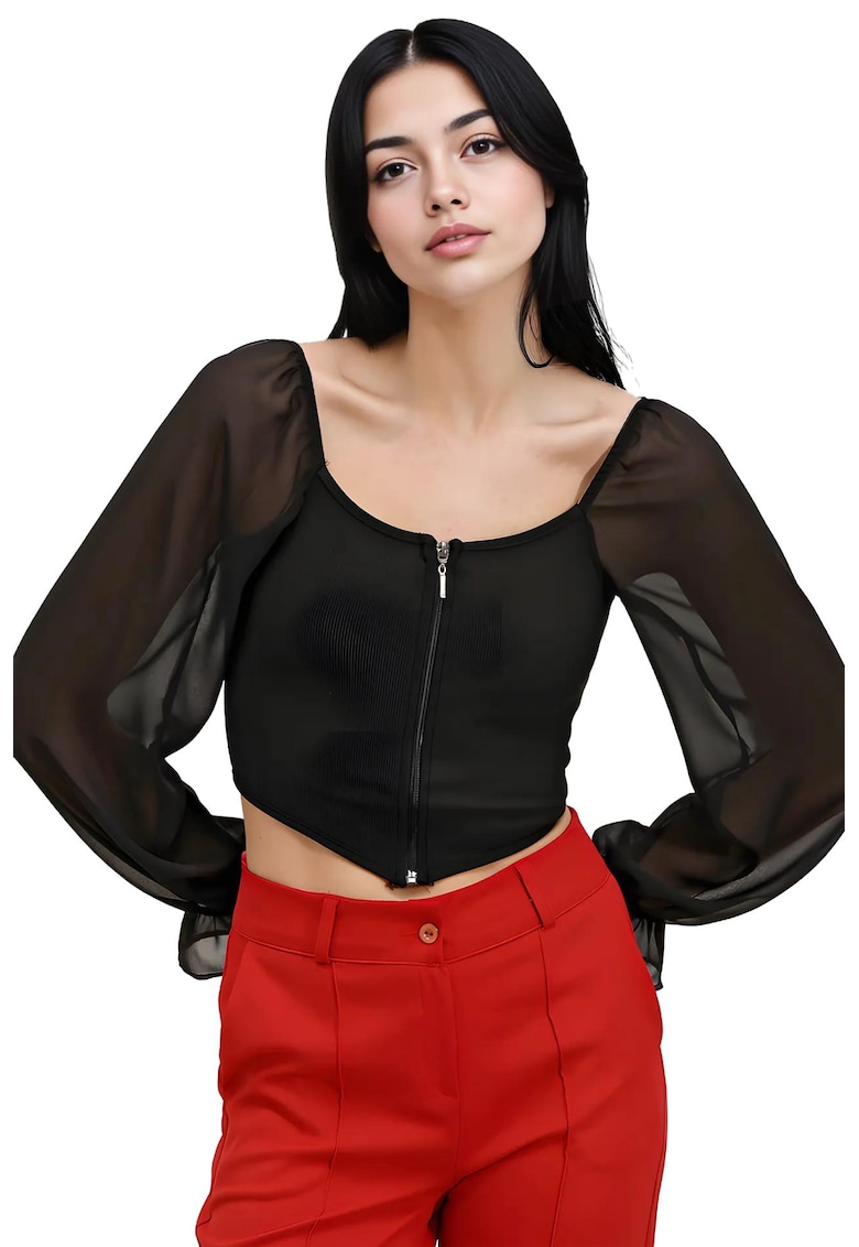 Bluza pentru dama - HiCCUP - Poliester/Lycra - Negru