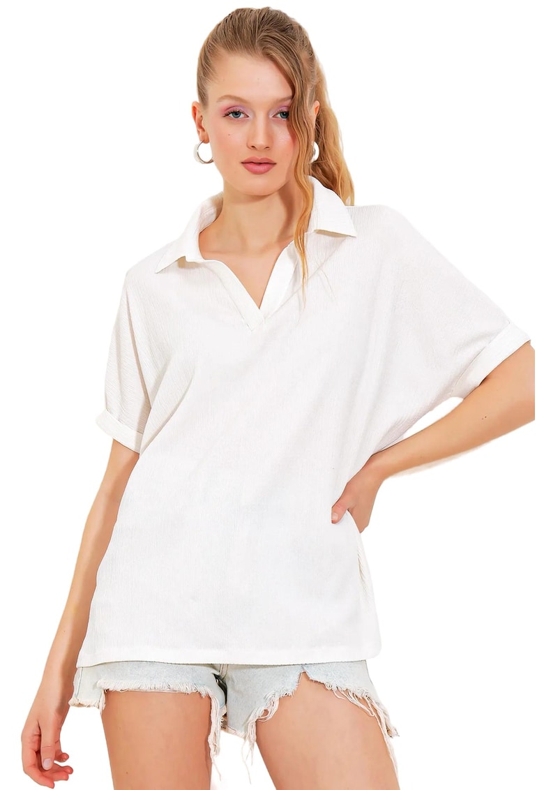 Tricou dama - HiCCUP - Poliester/Lycra - Alb