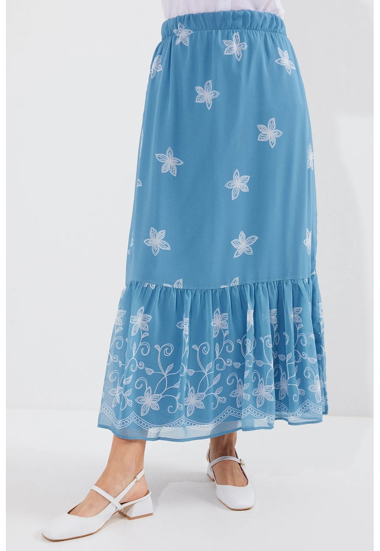 Fusta maxi - HiCCUP - albastru - Albastru