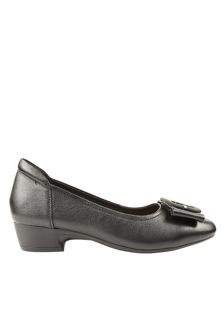 Pantofi casual - dama - 339 negru - piele naturala - Negru