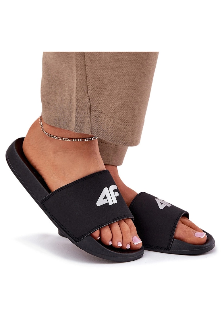 Papuci dama negru - spuma usoara - confortabili