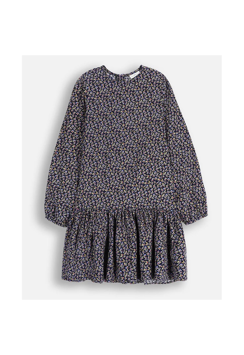 Rochie cu talia cazuta si imprimeu floral