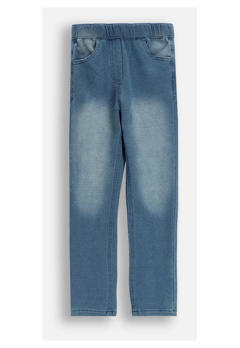 Blugi pentru copii - ZC5123501RGK-014 - denim/bumbac - cu banda elastica - albastru