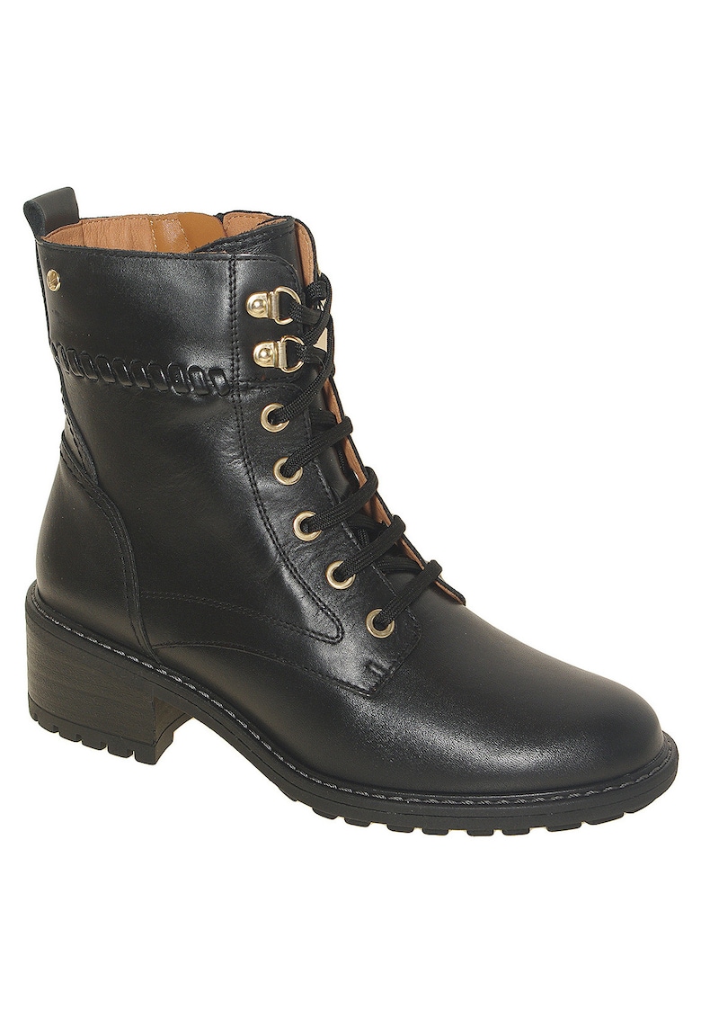 Botine dama MEDINA - piele naturala - confort maxim - negre