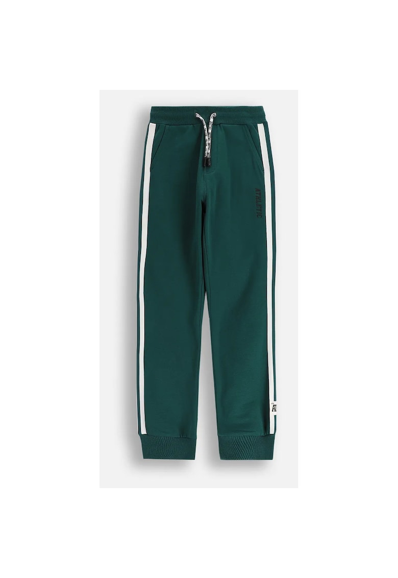 Pantaloni sport cu snur pentru ajustare si buzunare