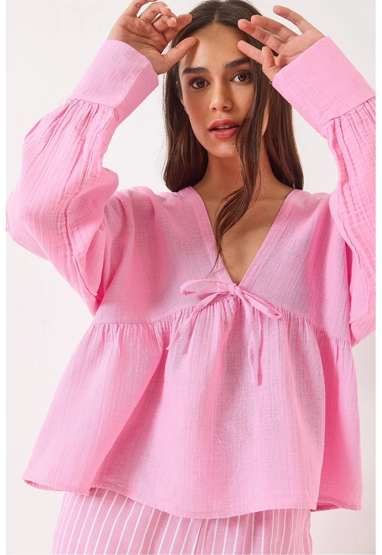 Bluza dama - HiCCUP - Textil - Roz
