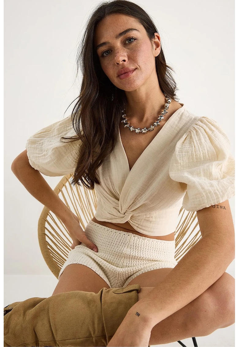 Top dama - HiCCUP - Bumbac - Bej