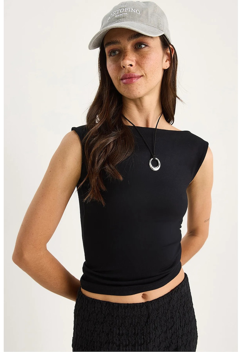 Tricou - Bumbac - Negru Tricou - Bumbac - Negru