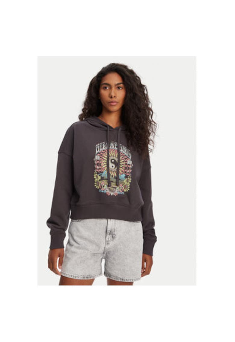 Bluza dama EBJFT00146 - Bumbac/Poliester - Negru - Negru