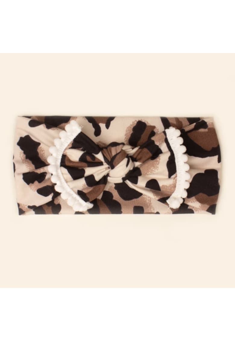 Bentita lata Model 5 AL 18528 Animal print - Fete - Textil - 0-12 luni