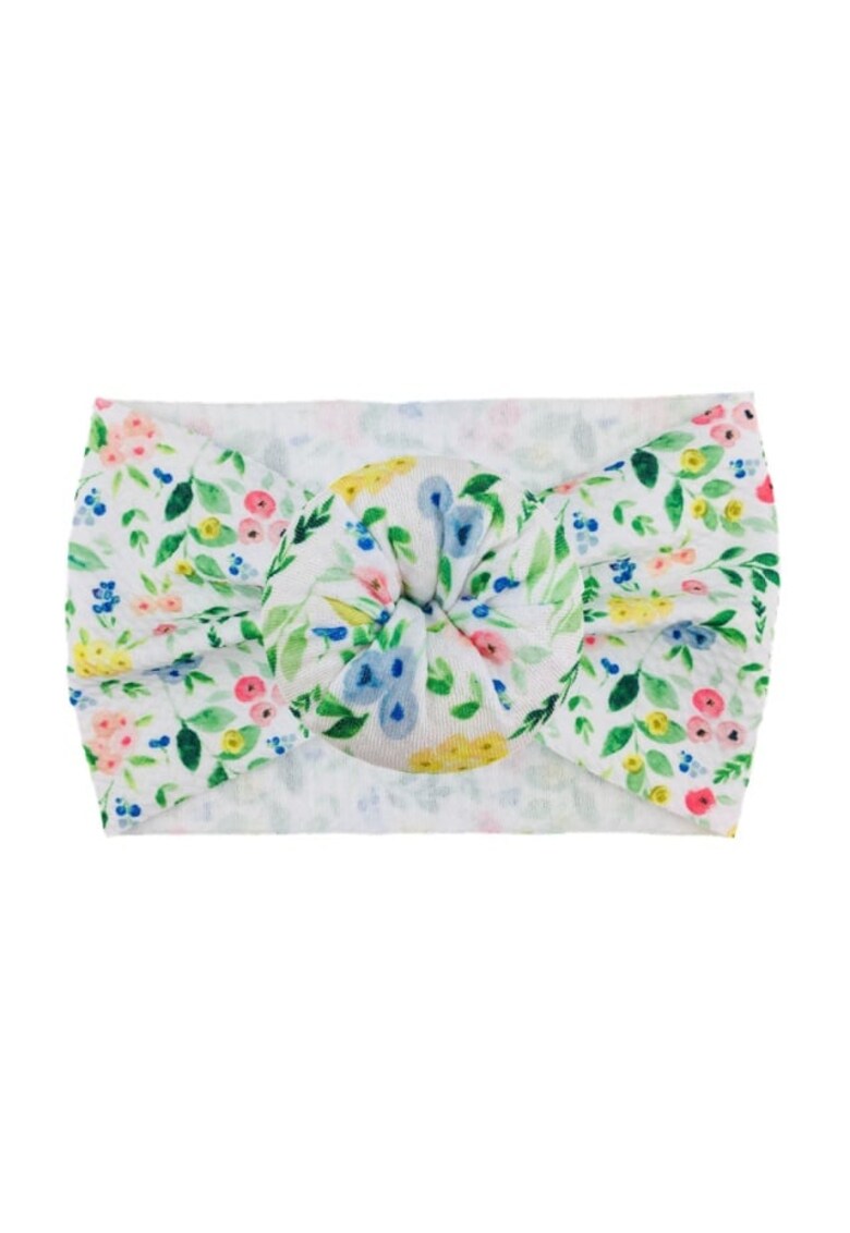 Bentita lata Model 22 AL 18566 cu imprimeu - Fete - Textil - 6-12 luni - Multicolor