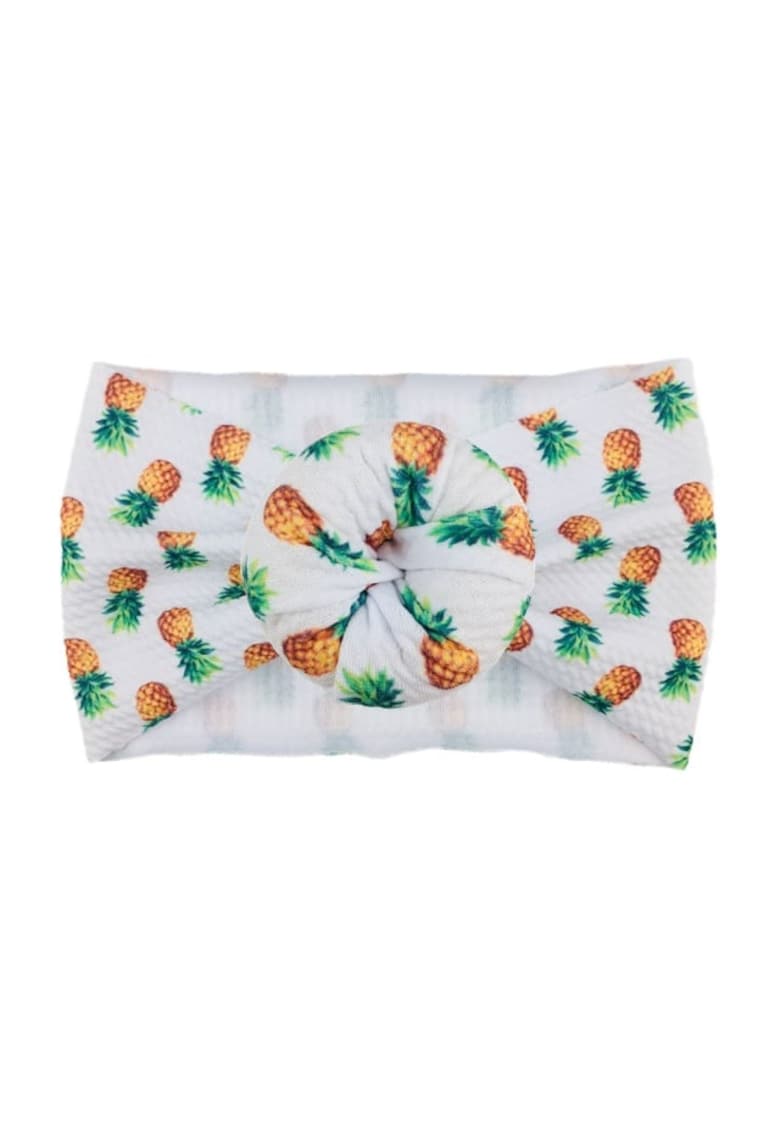 Bentita lata Model 21 AL 18566 cu imprimeu - Fete - Textil - 6-12 luni - Multicolor