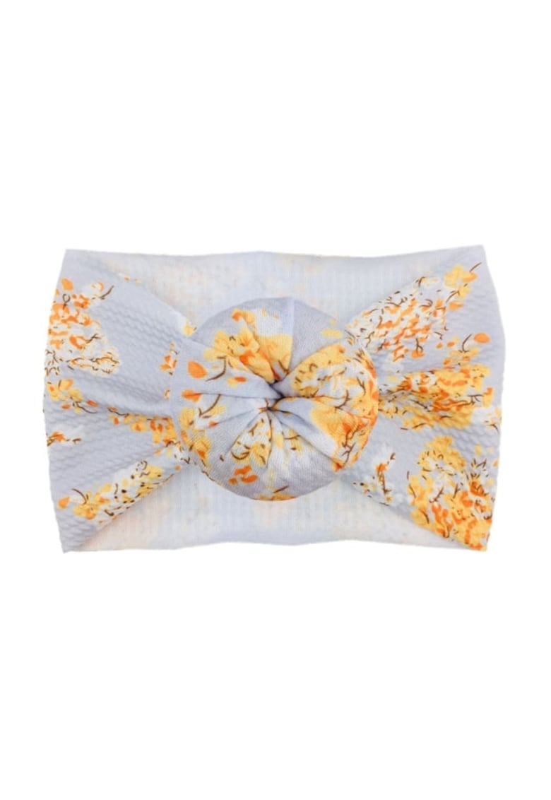 Bentita lata Model 19 AL 18566 cu imprimeu - Fete - Textil - 6-12 luni - Multicolor