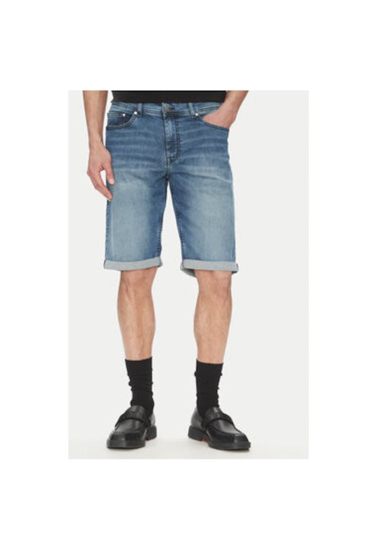 Pantaloni scurti din denim barbati  265820 552833 - Bumbac - W30-L30 US - Albastru