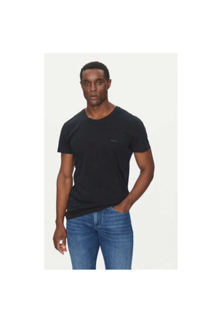 Set 2 tricouri barbati 900012008 - Bumbac - Negru