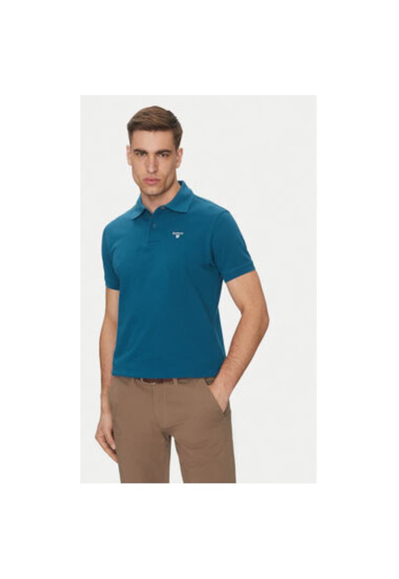 Tricou polo barbati MML0012AQ727 - Albastru