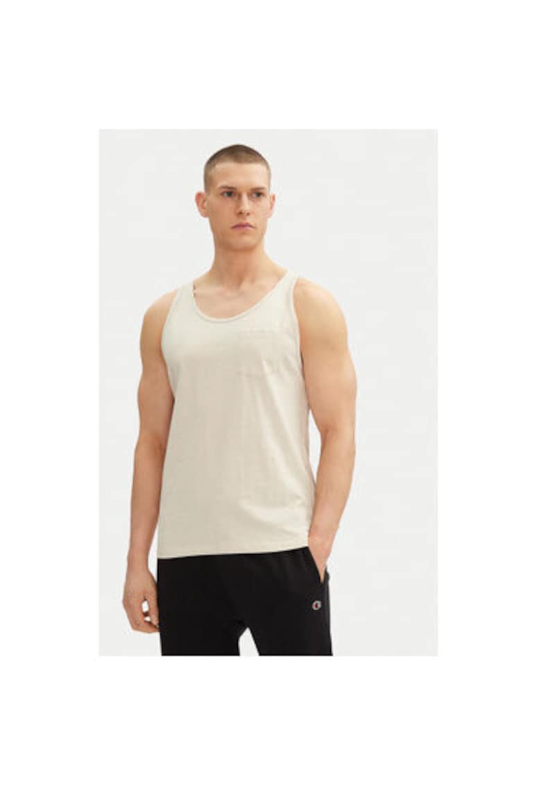 Maiou barbati Jack Jones - 12270577 - Bumbac - Bej