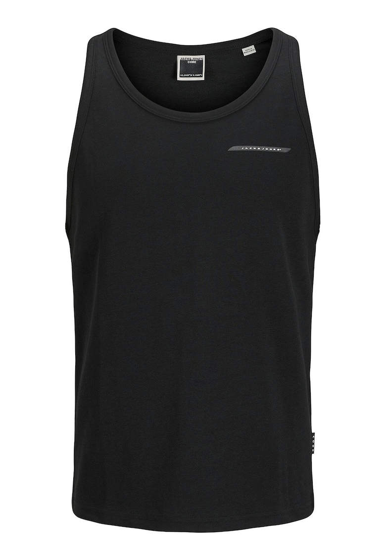 Jack & Jones Maiou barbati Jack Jones - 12276614 - Bumbac/Poliester - Negru - Negru