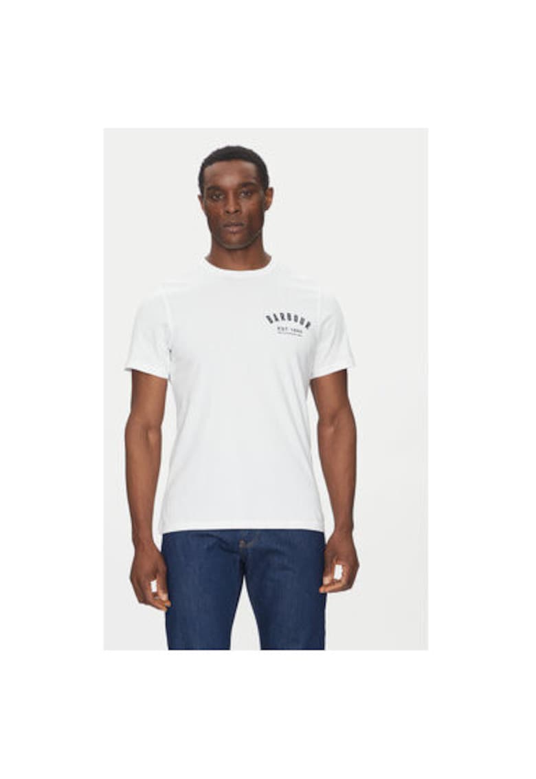 Tricou barbati MTS0502WH11 - Bumbac - S INTL - Alb